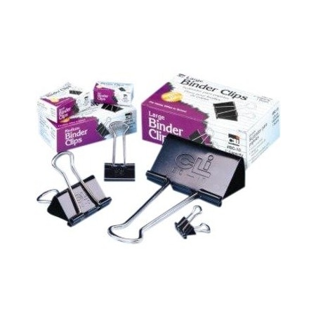 Charles Leonard Binder Clips, Mini, 0.25in Capacity, PK576 50001